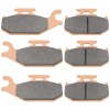 Caltric Brake Pads for CanAm Outlander 800 4X4 Front Rear