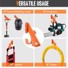 KETEBAIYI Chainsaw Hanger, Heavy Duty Chain Saw Stand 3-in-1 Wall