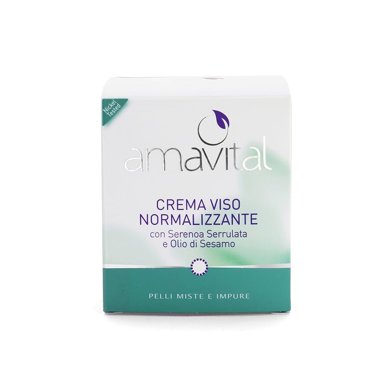 Cream face normal izzante AMAVITAL skin for mixed and impure