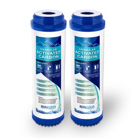 One Year Supply of Filters for System with Granular Activated Carbon Filter WELL-MATCHED with WFPFC9001, AP117, GAC-10, FXUTC, D-20A, GAC1