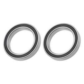 METALLIXITY Deep Groove Ball Bearings (6806-2RS, 30mm x 42mm x 7mm) 2Pcs, Chromium Steel Double Sealed Industrial Bearings - for Micro Motor