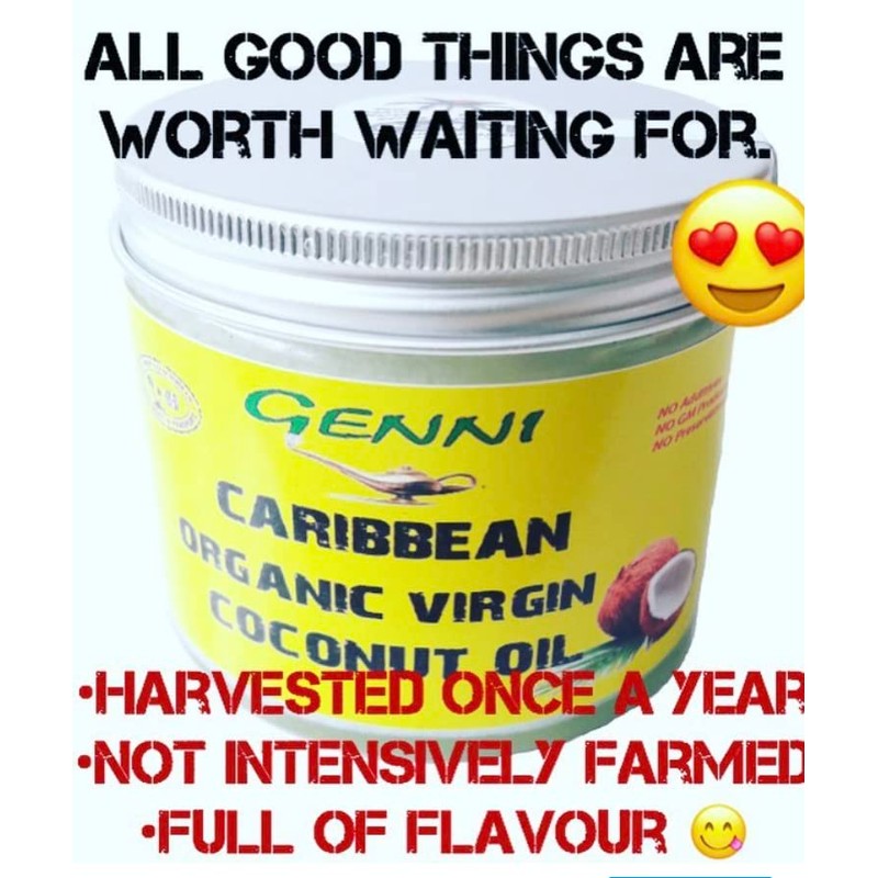 Caribbean Raw organic Coconut Oil