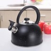 Whistling Kettle Stainless Steel Large Diameter Spout Moon Shape Handle