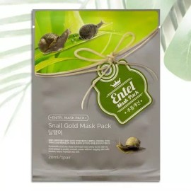 엔텔 1일1팩 달팽이 모공팩 마스크팩x10팩 수분팩 시트팩 피부진정 마스크팩 Entel 1 Day 1 Pack Snail Pore Mask Pack x10 Packs Hydrating Sheet Mask Skin Soothing Mask Pack
