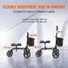 R&D Hardware Folding Knee Scooter - Steerable Knee Walker for