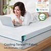 LINSY LIVING 2 Inch Gel-Infused Memory Foam Mattress Topper, California