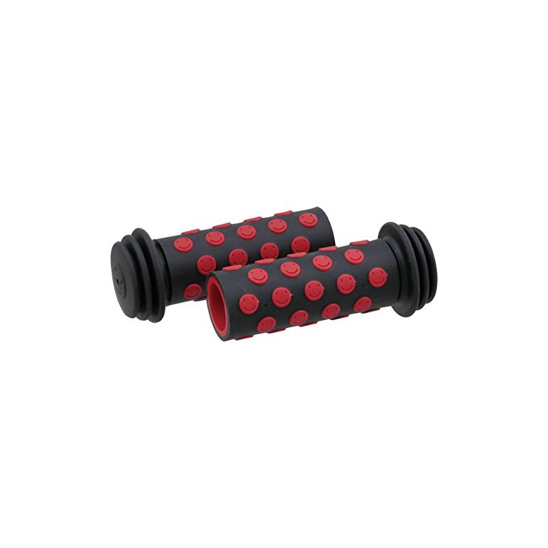 I Live Kids Bicycle Handlebar Grip, Smile Face, Set of