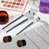 Pack of 3 Mascara Fan Brushes, Foldable Eyelash Brush with
