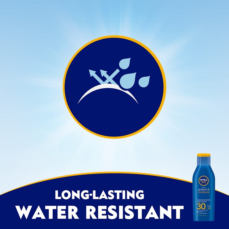 Nivea Protect & Moisture Sun Lotion SPF 30, 200 Ml