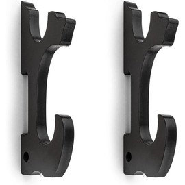 Sword Holder Wall Mount 2-Tier Hook Katana Holder Adjustable Display Hanger for Samurai Sword Tanto Rapier light saber Cosplay Blade Tanjirou Demon Slayer Weapon Rack - Color: 2-Tier-Pad