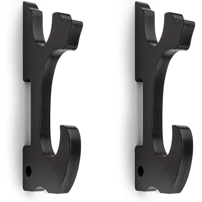 Sword Holder Wall Mount 2-Tier Hook Katana Holder Adjustable Display