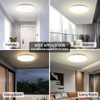 EXTRASTAR 2200LM LED Ceiling Light Dimmable, 24W Round Ceiling Lamp