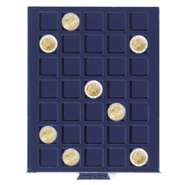 coin box SMART, with 35 square compartments up to 27 mm Ø