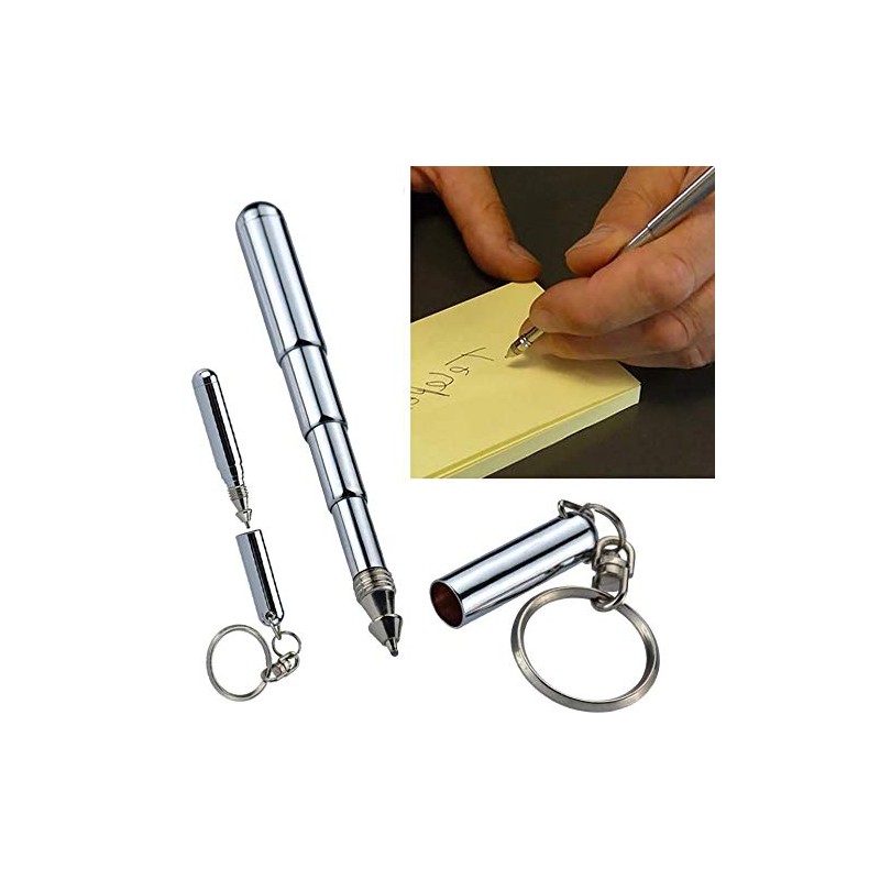 geo-versand Telescopic Ballpoint Pen Key Ring Pen Geocaching Top
