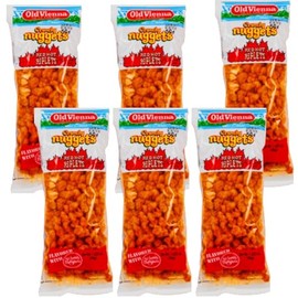 Old Vienna of St. Louis Red Hot Riplets Crunchy Nuggets 1.625oz Tubes (Pack of 6) Snack Box by TranadaCo