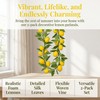 Yattuyix 2 Pcs Artificial Lemon Branches, 55cm Simulation Lemons(Yellow)