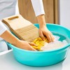 Wash Board, Household Washboard for Hand Washing Clothes, Wooden Handwash