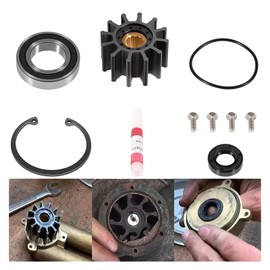 YMT Suitable for Volvo Penta Raw Sea Water Pump Rebuild Repair Kit Fits MANY 3.0 4.3 5.0 5.7 7.4 8.1 L