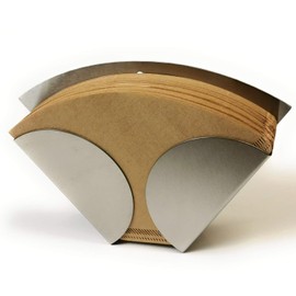 Kerafactum Coffee Filter Holder Coffee Filter Tea Filter Holder Holder for Filter Bags High-Quality Stainless Steel Suitable Tea Coffee Filter Bags Size 4 for Standing Wall Mounting Disposable Filter