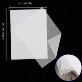 Akalimo 250 Sheets Tracing Paper Carbon Paper White Clear Paper Artists Sketching Calligraphy Transfer Tracing Paper Architecture Trace Paper Carbon Paper Translucent Paper（A4 Size 8.27 x 11.69 Inches)