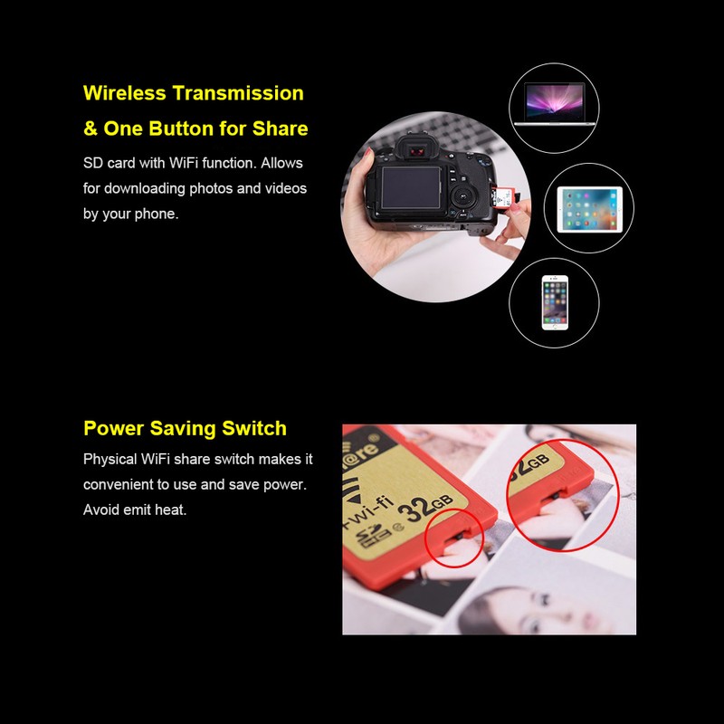 EZ share SD Card Wireless WiFi Share Card Flash Card
