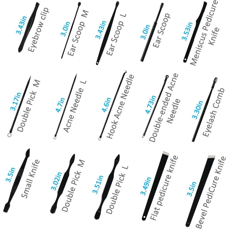 MINKINH Manicure Set Professional Nail Clipper Kit-26 Pieces Stainless Steel