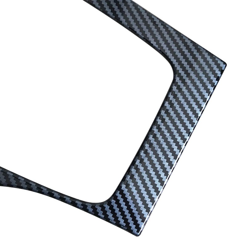 ruihe Carbon Fiber Pattern Car Gear Shift Knob Console Panel