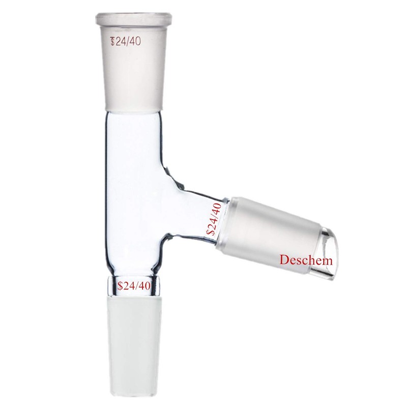 Deschem 2000ml,24/40,Glass Distillation Apparatus,New Lab Vacuum Distill Glassware Kit