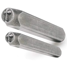 2 Pcs Metal Punch Stamp 6mm and 3mm Metal Stamps Tools,Cross Metal Punch Stamp Stamping Tool for Stamping/Punching Metal,Leather,Clay,Wood,Key Jewelry Craft Stamping Punching(Cross)