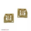 CHROME4URAUTO Window Regulator Set Front Door 84934200 For Maserati Quattroporte