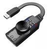 GS3 Tarjeta de sonido externa GS3 USB 2.0 de 7.1