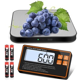 JOPHEK Professionelle digitale Waage, 15 kg, geteiltes magnetisches Display mit Tara-Funktion, elektronisches Material, für Flüssigkeiten, Lebensmittel, Konditoreien, Genauigkeit 1 g, automatische