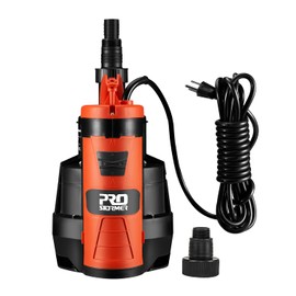 Prostormer Sump Pump, 1/2HP 2110GPH Sumbersible Water Pump, Portable Electric Pump with Build-in Float Switch for pool draining, Crop Irrigation, Yard and Flooded Cellar