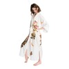 KIM+ONO Women's Charmeuse Kimono Robe Long - Peony & Butterfly