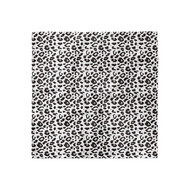 Ambesonne Leopard Headscarf, Monochrome Sketchy Print, Hijab Scarf, 27" X