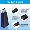 LEMLIN Typ-C Stecker auf Mini USB Buchse, Adapter Unterstützung Ladenadapter