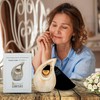 Teardrop urn in Small and Mini Teardrop Urns (Golden White