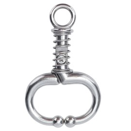 Stainless Steel Cattle Nose Clamp Spring Loaded Cow Bull Farm Accessory (Small W Sp Bull Nose)