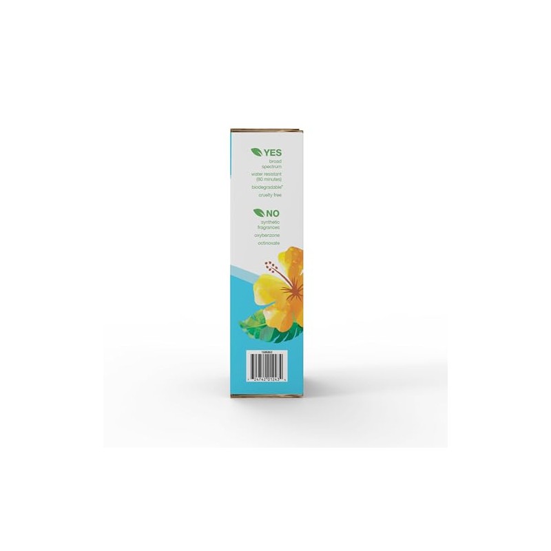 Alba Botanica Protector solar de coco hawaiano, protector solar SPF