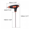 TA-VIGOR 1Pcs 2.5mm T-Handle Hex Key Wrench, Dual-End T-Bar Metric
