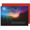 Special Friend Religious Christmas Card - The Journey - Medium
