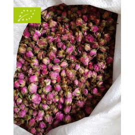 RoseCosmeticsnet ORGANIC DRIED ROSE BUDS BULGARIAN ROSE DAMASCENE TEA, 200g