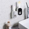Pack of 2 Toothpaste Dispenser, Automatic Toothpaste Dispenser for Wall