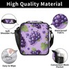 Eizlang Grape Insulated Lunch Bags Reusable Cooler Lunch Box Freezable