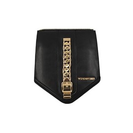 WIND & VIBES Interchangeable Flap for Synthetic Leather Bag - Easily customize our bag to add a charming touch to your lifestyle, Golden Chain