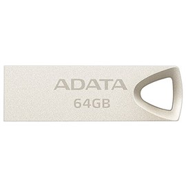 ADATA 64 GB Memoria Flash USB 2.0 Metálica Color Plata (Modelo UV210)