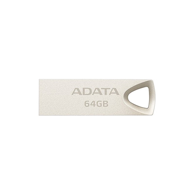 ADATA 64 GB Memoria Flash USB 2.0 Metálica Color Plata