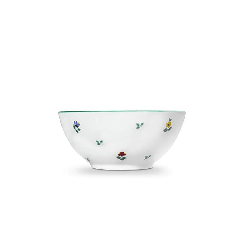 GMUNDNER KERAMIK Bowl Capacity: 1 Litre Scattered Flower Crockery Handmade