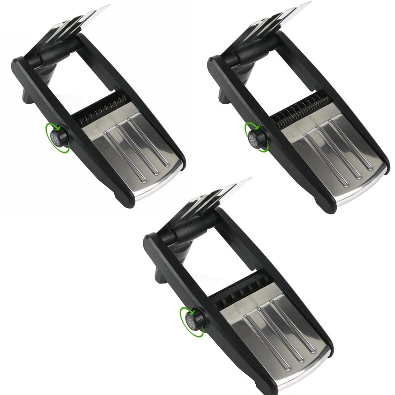 EASY MAKE CMKD3269 RALLADOR MANDOLINA, Alloy Steel, Black
