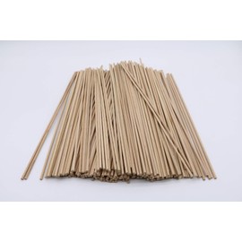 LOKYO Rice Hiba Round Bar, Keyaki Round Bar, Diameter 0.4 inches (10 mm), Length 11.8 inches (30 cm), Wood, For DIY Models, Arts and Crafts, For Maibee, Pack of 10